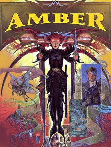 The cover of the Amber Diceless Role Playing Game book